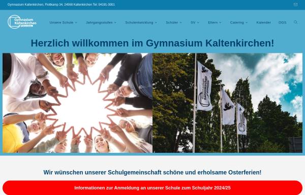 Vorschau von www.gymkaki.de, Gymnasium Kaltenkirchen