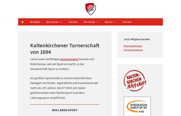 Vorschau von www.kaltenkirchener-turnerschaft.de, Kaltenkirchener Turnerschaft