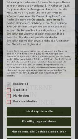 Vorschau der mobilen Webseite www.warnemuender-hof.de, Hotel Warnemünder Hof