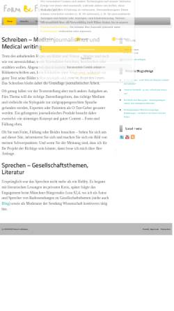 Vorschau der mobilen Webseite www.form-und-fuellung.de, Löffelmann, Günter