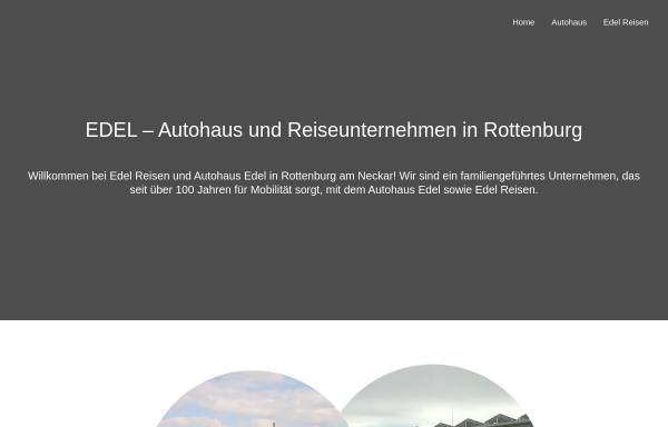 Vorschau von www.edel-web.de, Edel Reisen & Autohaus Edel GmbH &Co.KG