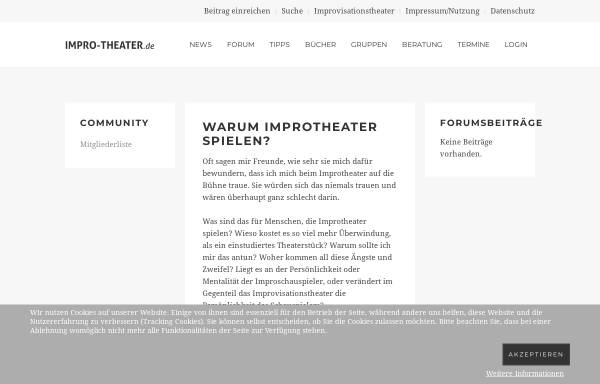 Vorschau von www.impro-theater.de, Impro-theater