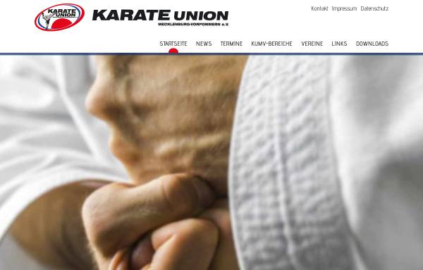 Vorschau von www.karateunion-mv.de, Karateunion Mecklenburg-Vorpommern e.V.