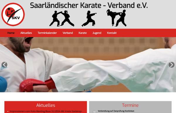 Vorschau von www.karateverband-saar.de, Saarländischer Karateverband e.V.