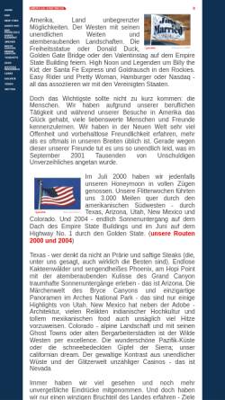 Vorschau der mobilen Webseite www.machetanz.de, American Honeymoon [Astrid & Birger Machetanz]