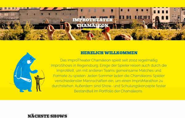 Vorschau von www.impro-theater-chamaeleon.de, Improtheater Chamaeleon