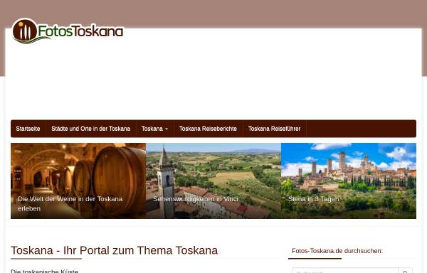 Vorschau von www.fotos-toskana.de, Fotos der Toskana [Tim Kröner]