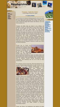 Vorschau der mobilen Webseite reiseberichte.cc, Varanasi - Stadt der Götter [Andreas Pflügler]