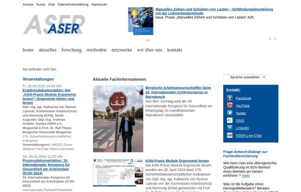 Vorschau von www.institut-aser.de, Institut ASER e.V. (ASER)