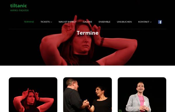 Vorschau von tiltanic.ch, tiltanic Impro-Theater-Theatersport