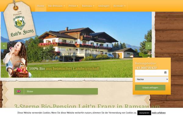 Vorschau von www.leitn-franz.at, Hotel-Pension Leit'n Franz