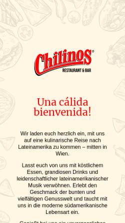 Vorschau der mobilen Webseite www.chilinos.at, Chilinos