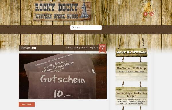 Vorschau von www.rocky-docky.at, Rocky Docky's Western-Steak-House