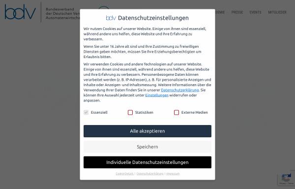 Vorschau von bdv-compact.de, BDV, Bundesverband der Deutschen Vending-Automatenwirtschaft e.V.
