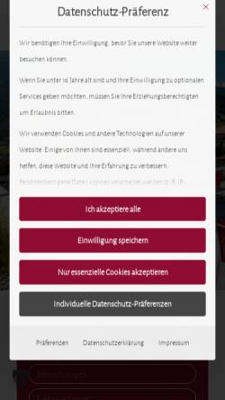 Vorschau der mobilen Webseite www.sonnblick.co.at, Hotel Sonnblick
