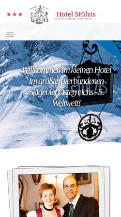 Vorschau der mobilen Webseite www.stuelzis.com, Hotel Stülzis