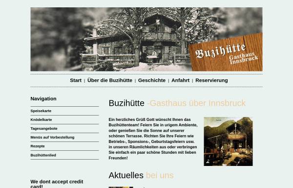 Vorschau von www.buzihuette.at, Buzihütte