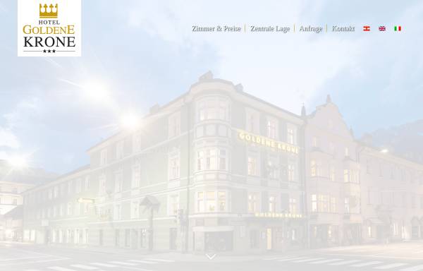 Vorschau von www.goldene-krone.at, City-Hotel Goldene Krone