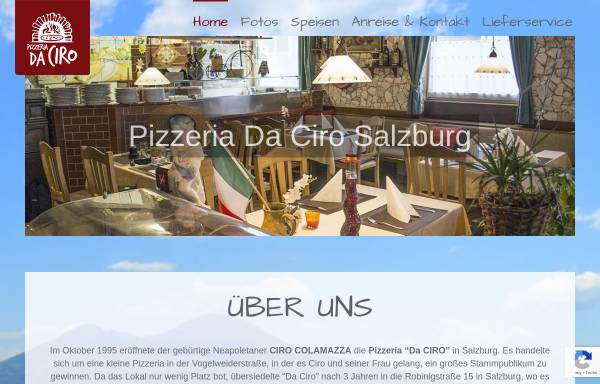 Vorschau von www.pizzeria-daciro.at, Pizzeria DaCiro