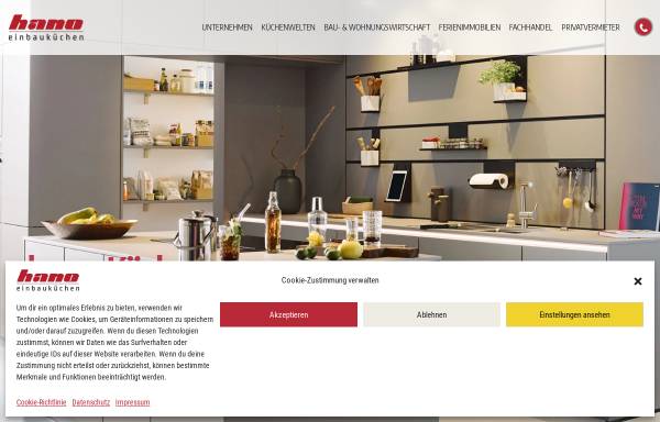 Vorschau von www.hano-kuechen.de, Hano Einbauküchen
