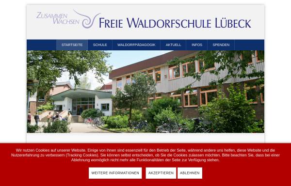 Vorschau von www.waldorfschule-luebeck.de, Freie Waldorfschule Lübeck