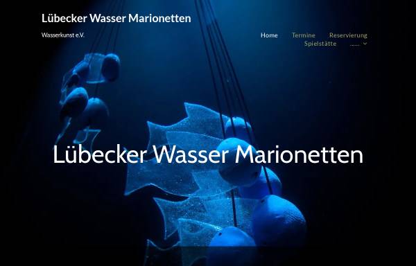 Vorschau von www.wassertheater.de, Lübecker Unterwasser-Marionettentheater