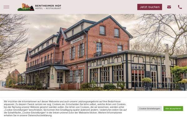 Vorschau von www.bentheimer-hof.de, Hotel Bentheimer Hof