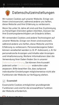Vorschau der mobilen Webseite www.grossfeld.de, Hotel Grossfeld
