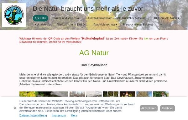 Arbeitsgruppe Natur- und Umweltschutz Bad Oeynhausen e.V.