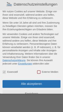 Vorschau der mobilen Webseite nabu-leverkusen.de, NABU und BUND Leverkusen