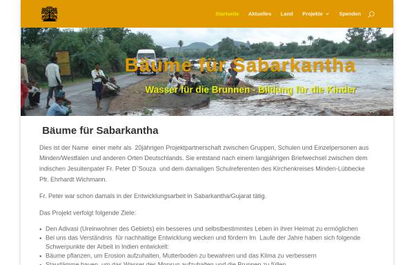 Vorschau von www.baeume-minden.de, Bäume für Sabarkantha