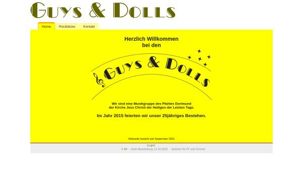 Vorschau von guys-and-dolls.de, Guys & Dolls