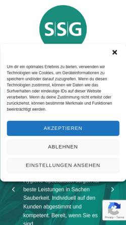 Vorschau der mobilen Webseite www.ssg.de, SSG Lange & Partner AG