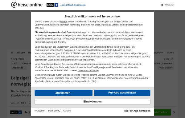 Vorschau von www.heise.de, Heise News-Ticker
