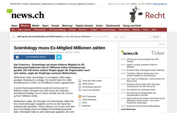 Vorschau von www.news.ch, news.ch