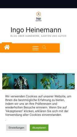 Vorschau der mobilen Webseite www.ingo-heinemann.de, Kurier