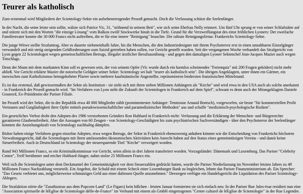 Vorschau von www.religio.de, Der Spiegel