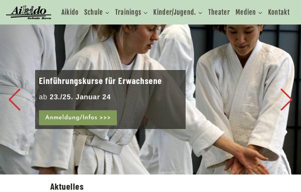 Vorschau von www.aikidoschulebern.ch, Bern - Aikido Schule