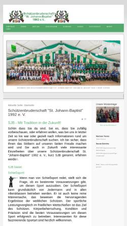 Vorschau der mobilen Webseite www.sjb-koeln.de, Schützenbruderschaft 