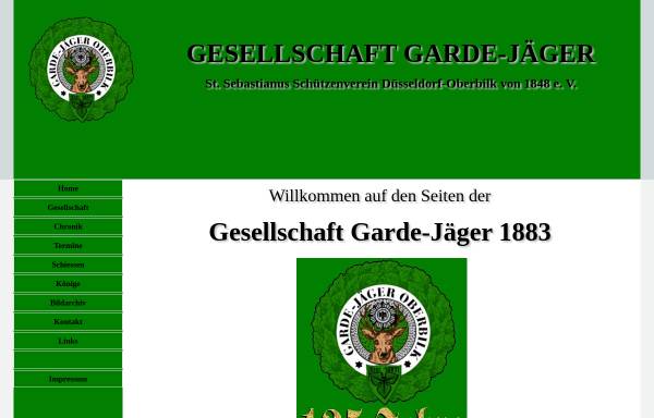 Vorschau von www.garde-jaeger.de, Gesellschaft Garde-Jäger