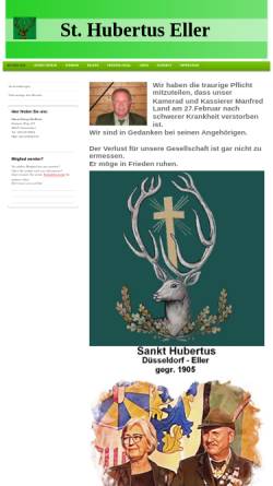 Vorschau der mobilen Webseite www.st-hubertus-eller.de, Sankt Hubertus Schützengesellschaft