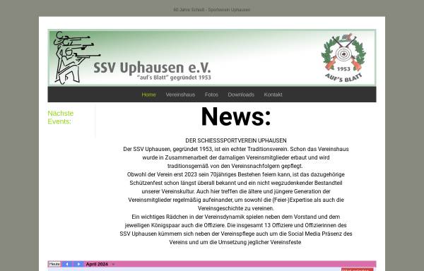 Vorschau von www.ssv-uphausen.de, SSV Uphausen e. V.