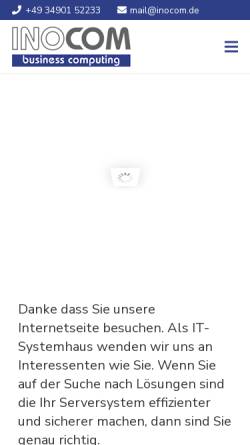 Vorschau der mobilen Webseite www.inocom.de, Inocom Business Computing e. K.