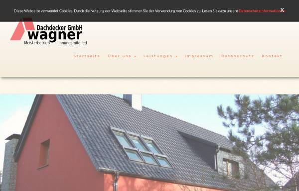 Vorschau von www.dachwagner.de, Dachdecker GmbH Wagner