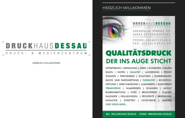 Vorschau von www.druckhaus-dessau.de, Druckhaus Dessau GmbH