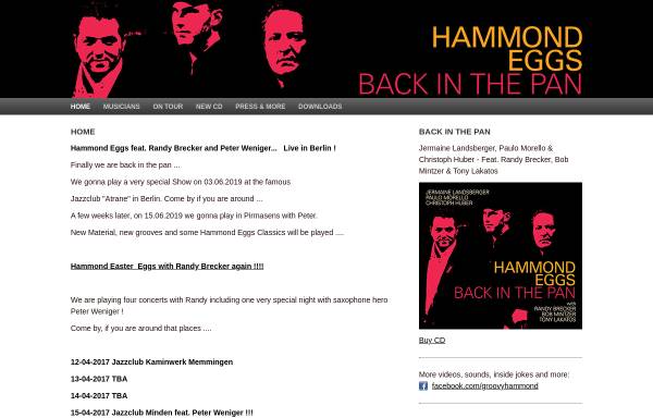 Vorschau von www.hammond-eggs.net, Hammond Eggs