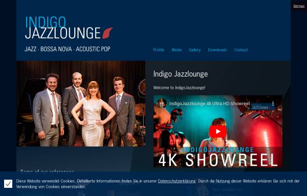Vorschau von www.indigojazz.de, Indigo Jazz Lounge