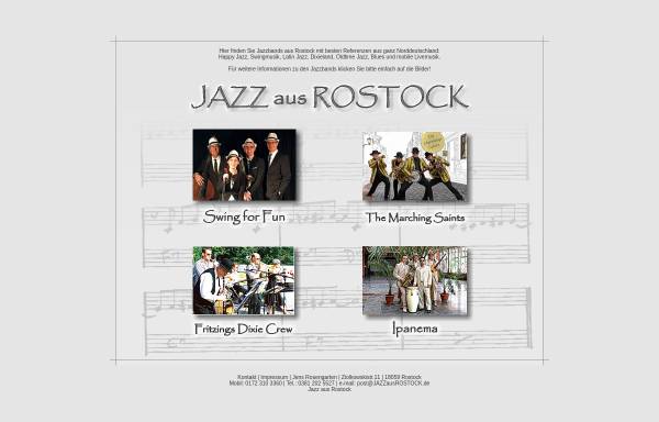 Vorschau von www.jazz-aus-rostock.de, Jazz aus Rostock