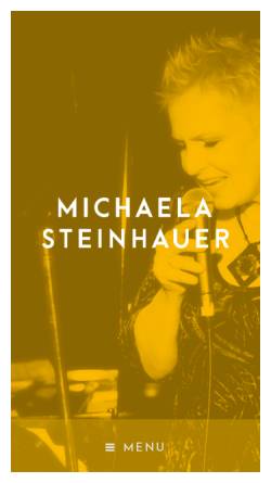 Vorschau der mobilen Webseite www.misha-steinhauer.com, Misha - Michaela Steinhauer