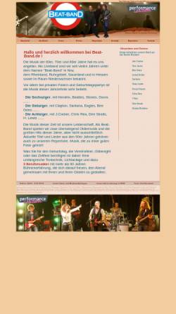 Vorschau der mobilen Webseite www.beat-band.de, Beat-Band